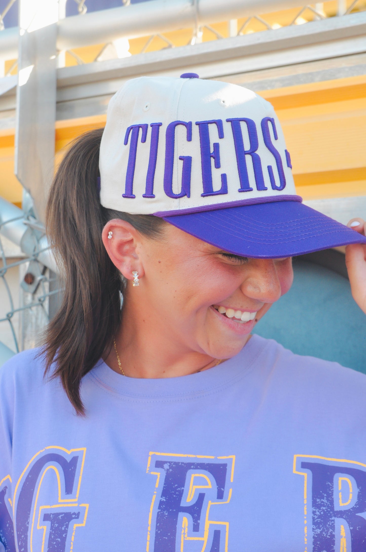 LSU CANVAS TRUCKER HAT