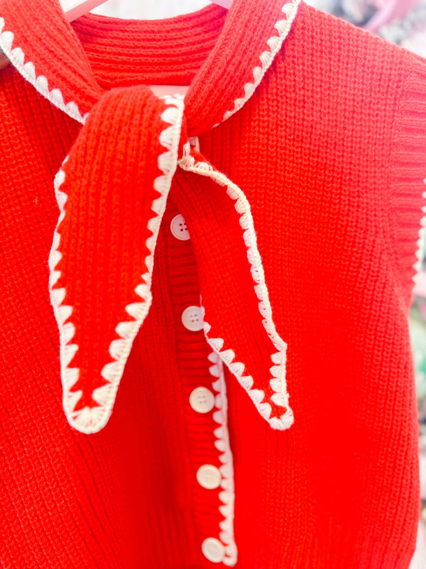 STITCHED SAILOR TIE SWEATER VEST