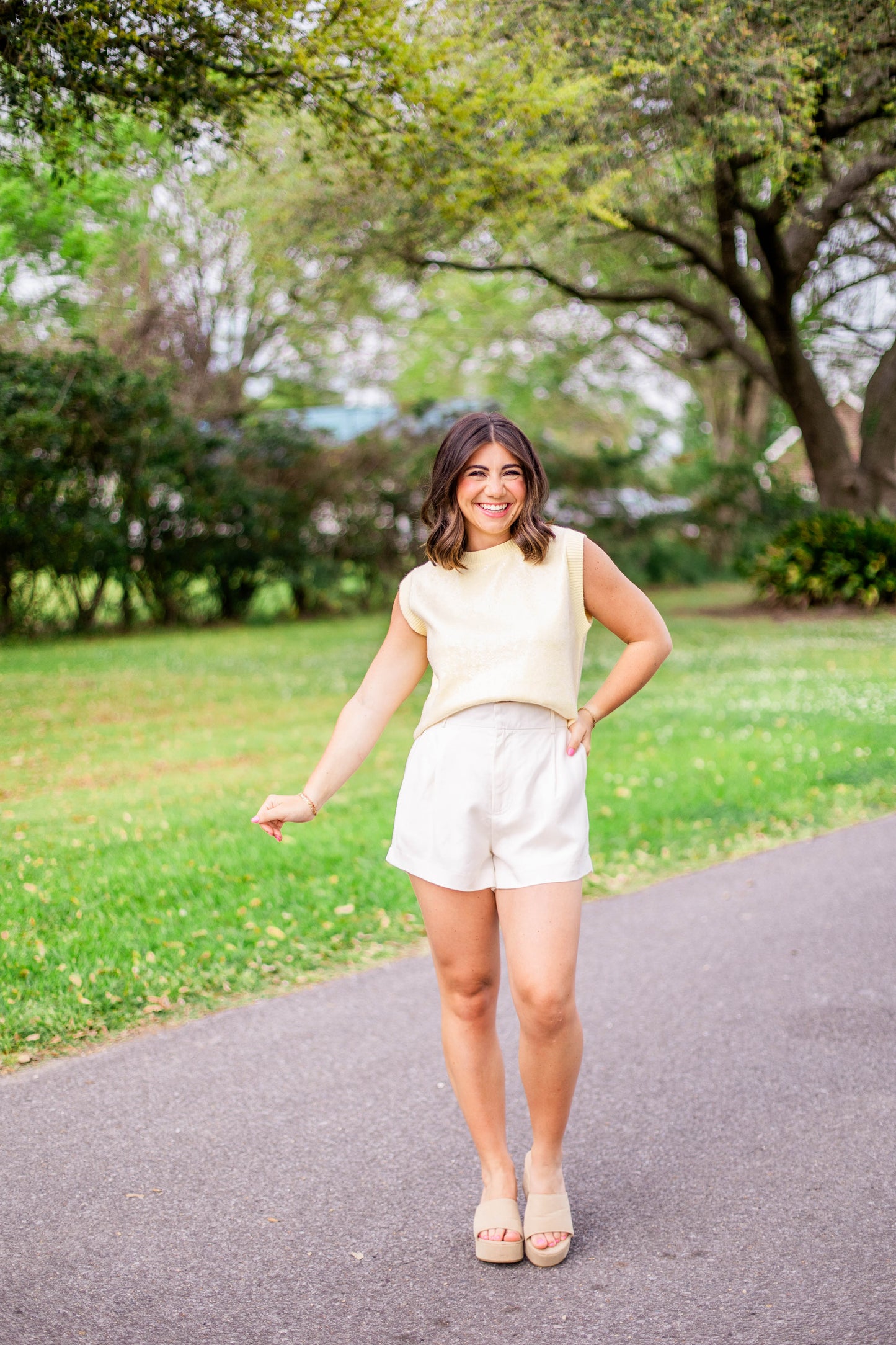 SEQUIN KNIT SWEATER TOP