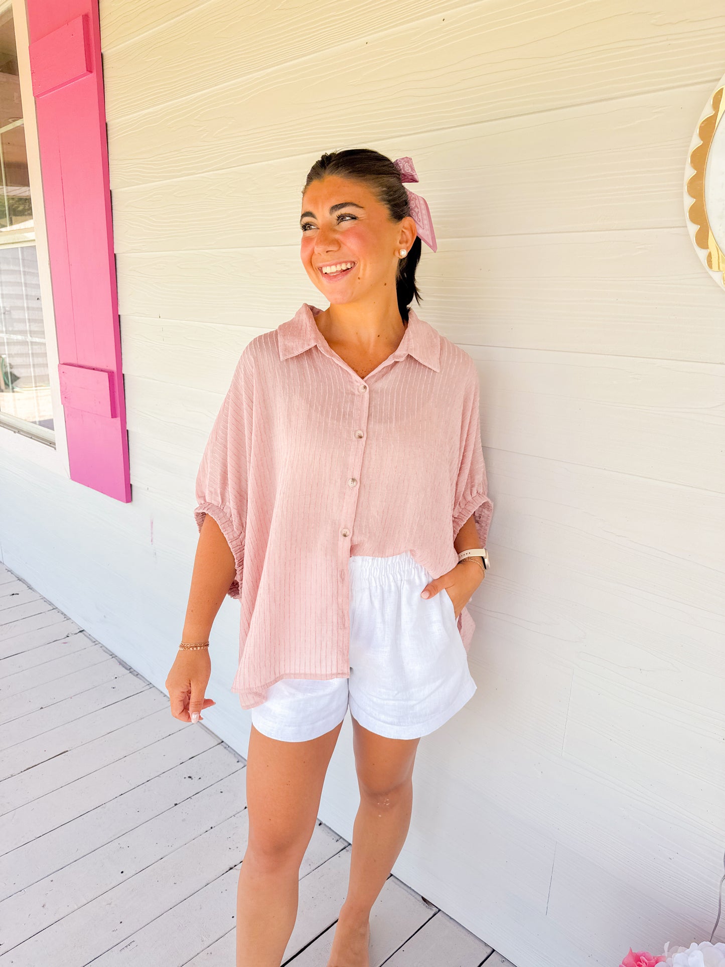 LINEN SHORTS