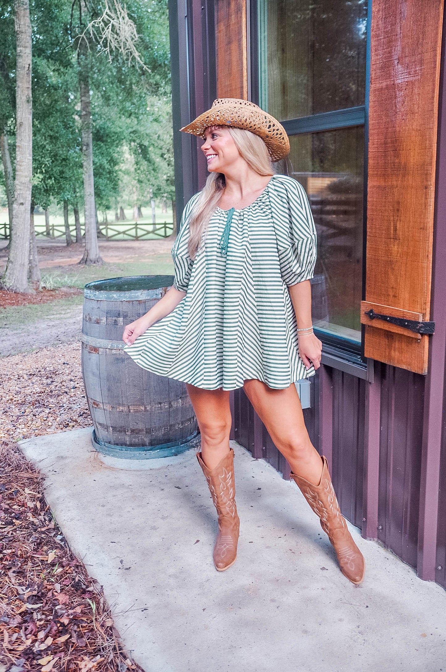 STRIPED OVERSIZED ROMPER