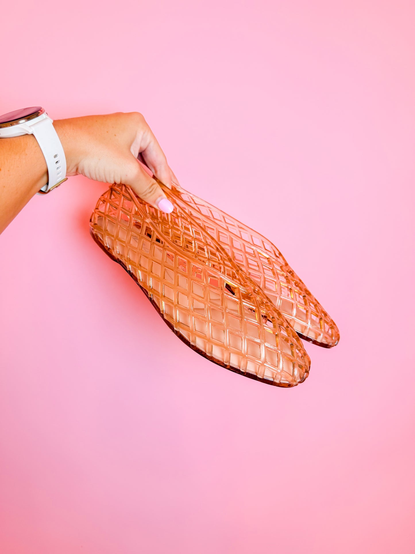 JELLY FLAT - TAUPE/NUDE