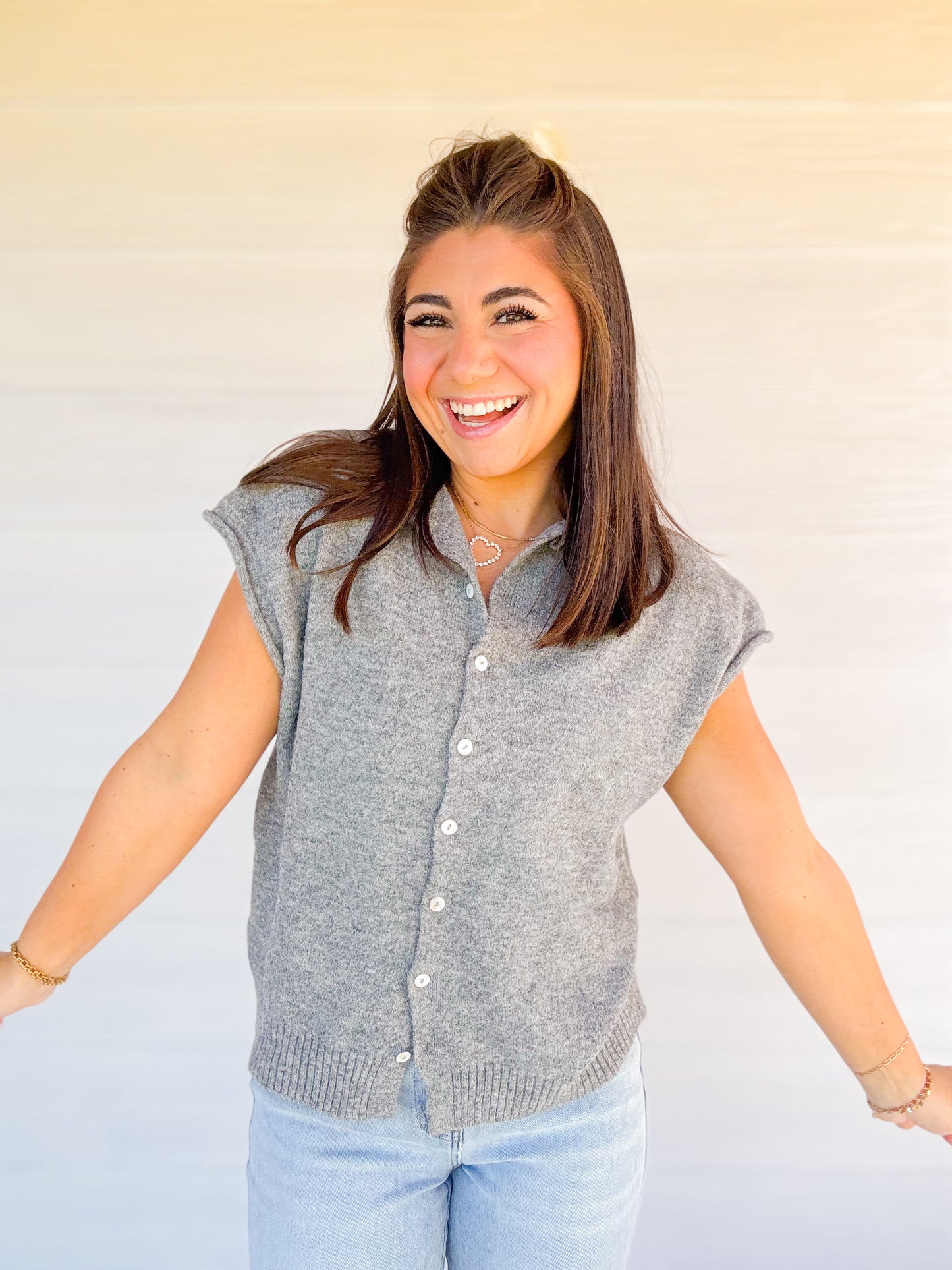 SWEATER VEST CARDIGAN