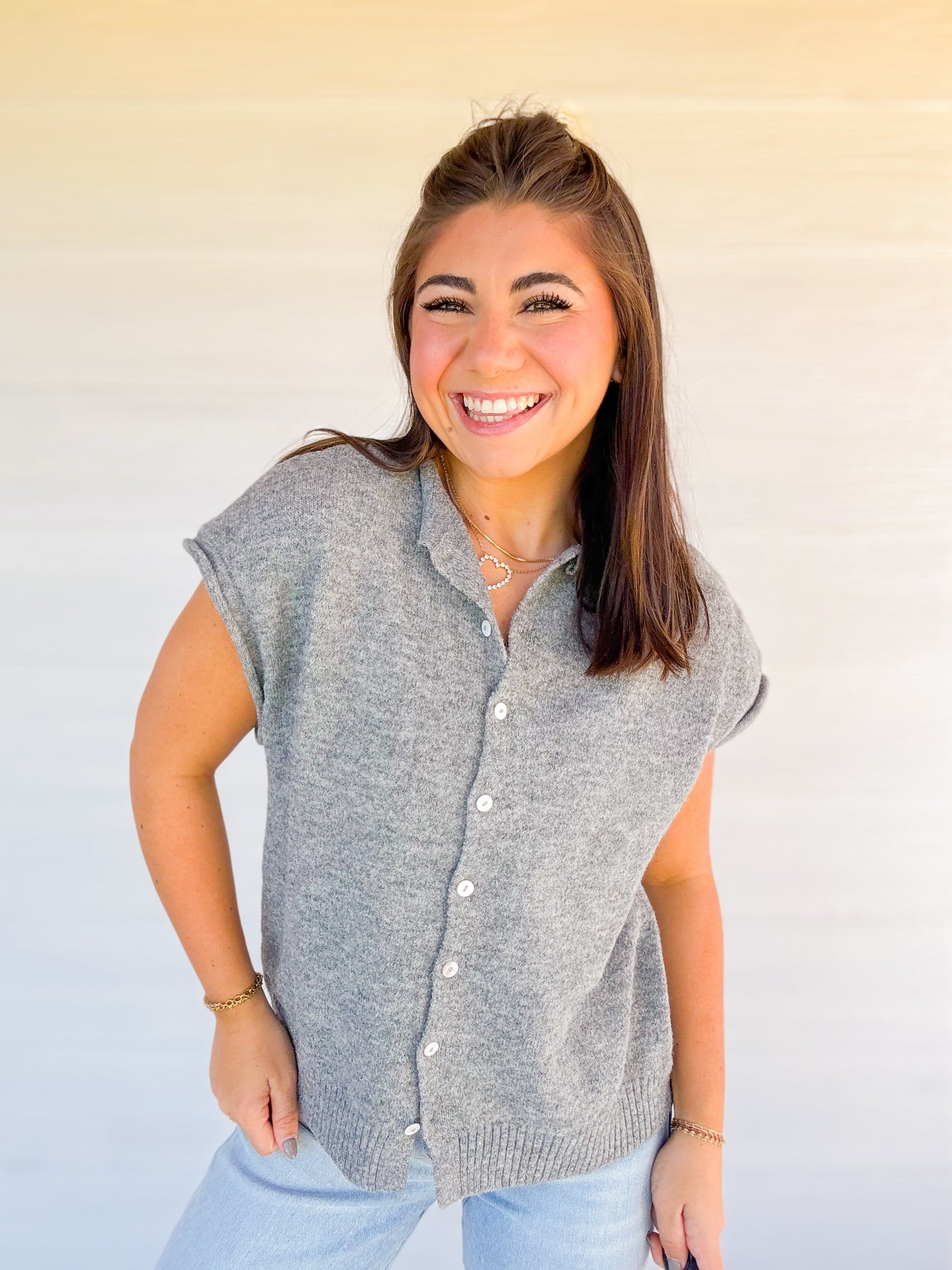 SWEATER VEST CARDIGAN