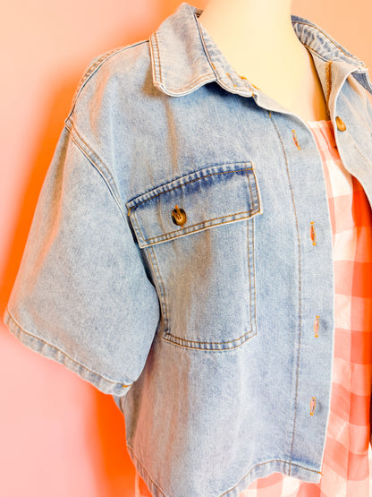 WASHED DENIM SHIRT
