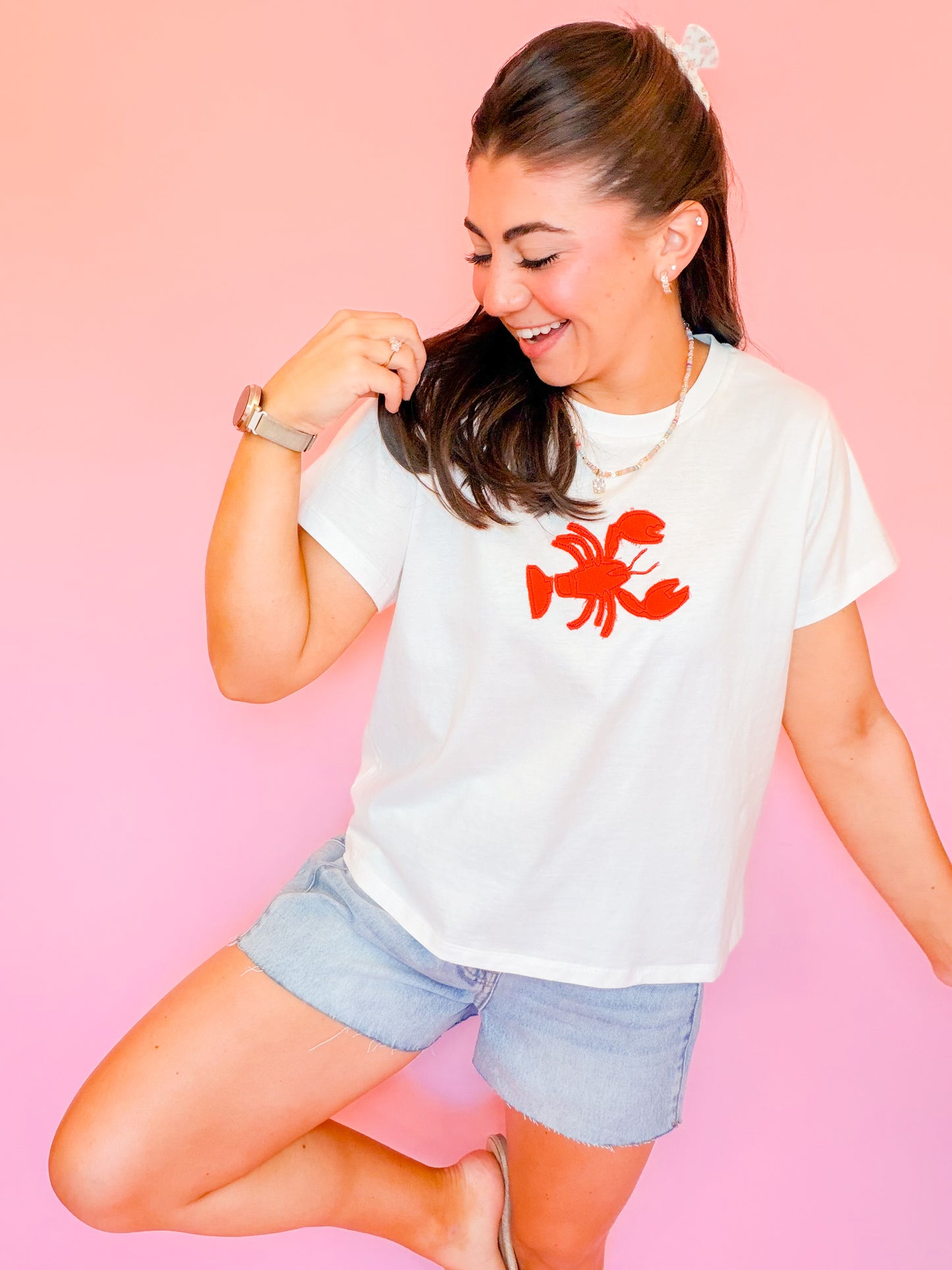 LOBSTER PATCH TEE