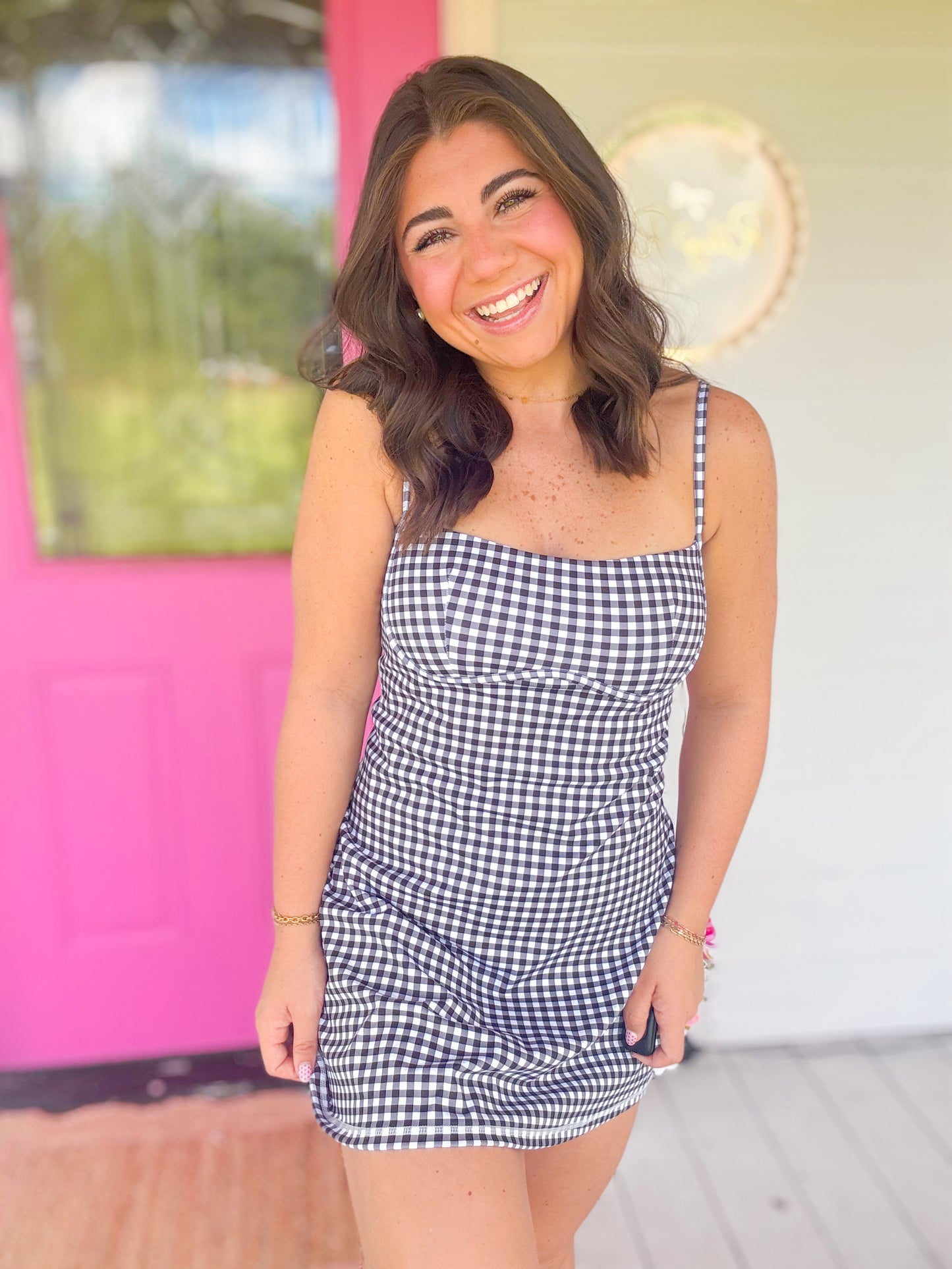 GINGHAM SWEETHEART DRESS