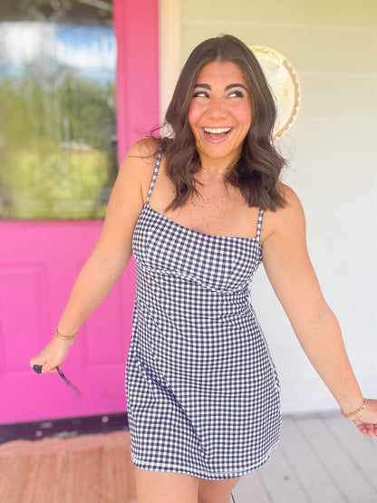 GINGHAM SWEETHEART DRESS