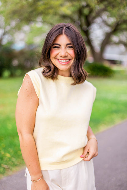 SEQUIN KNIT SWEATER TOP