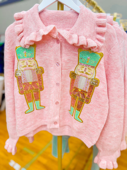 NUTCRACKER RUFFLE CARDIGAN