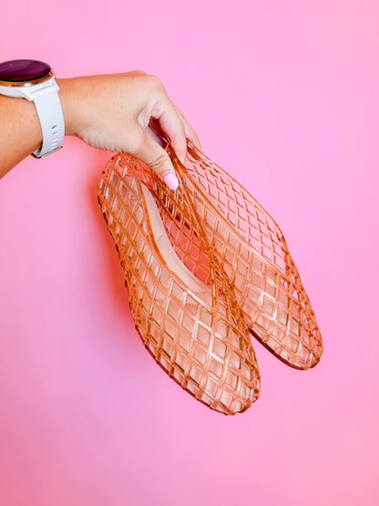 JELLY FLAT - TAUPE/NUDE