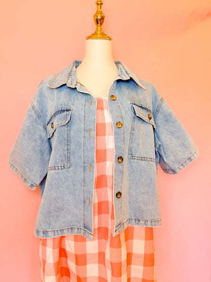 WASHED DENIM SHIRT