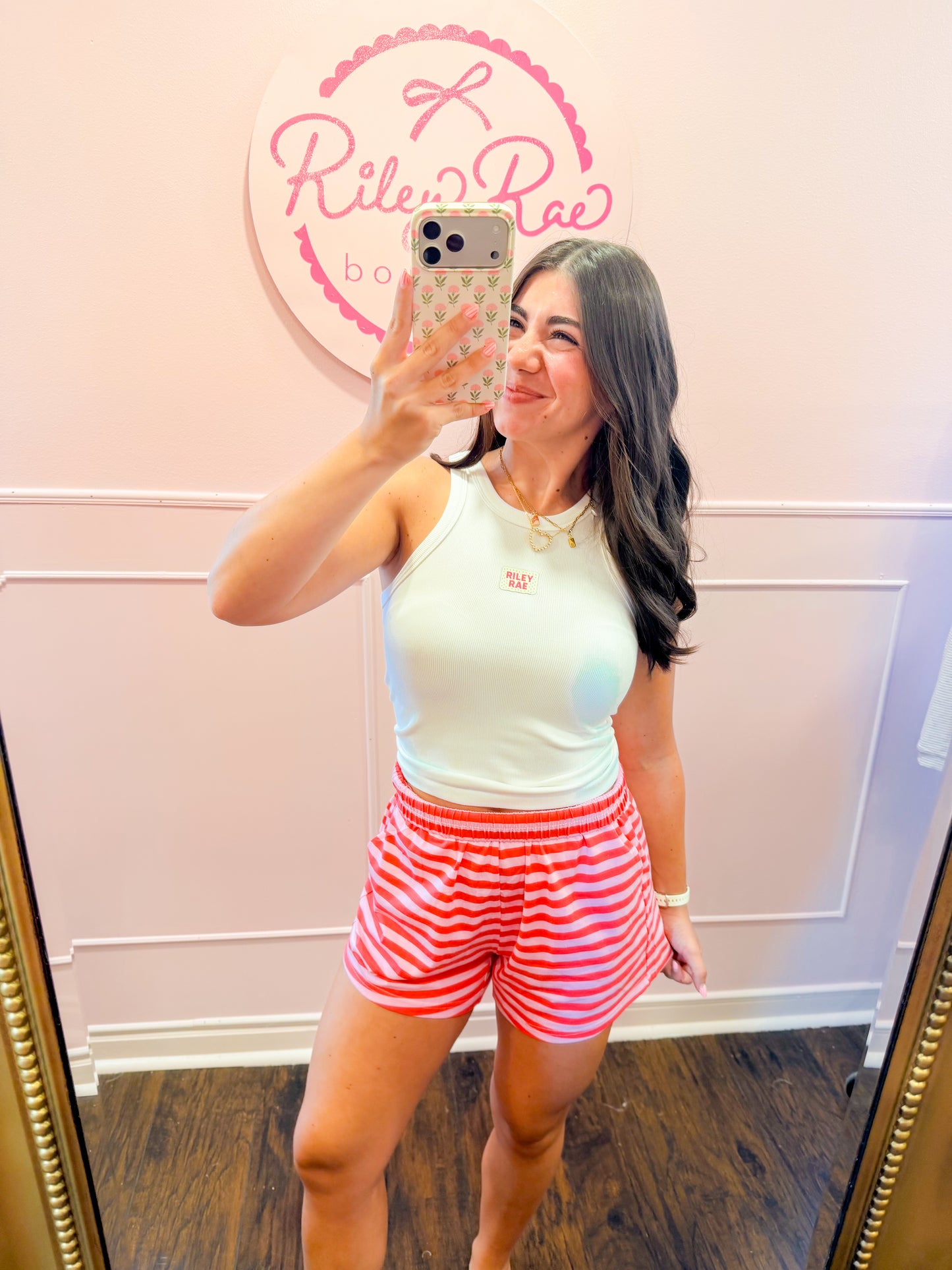RILEY RAE PATCH TANK - WHITE