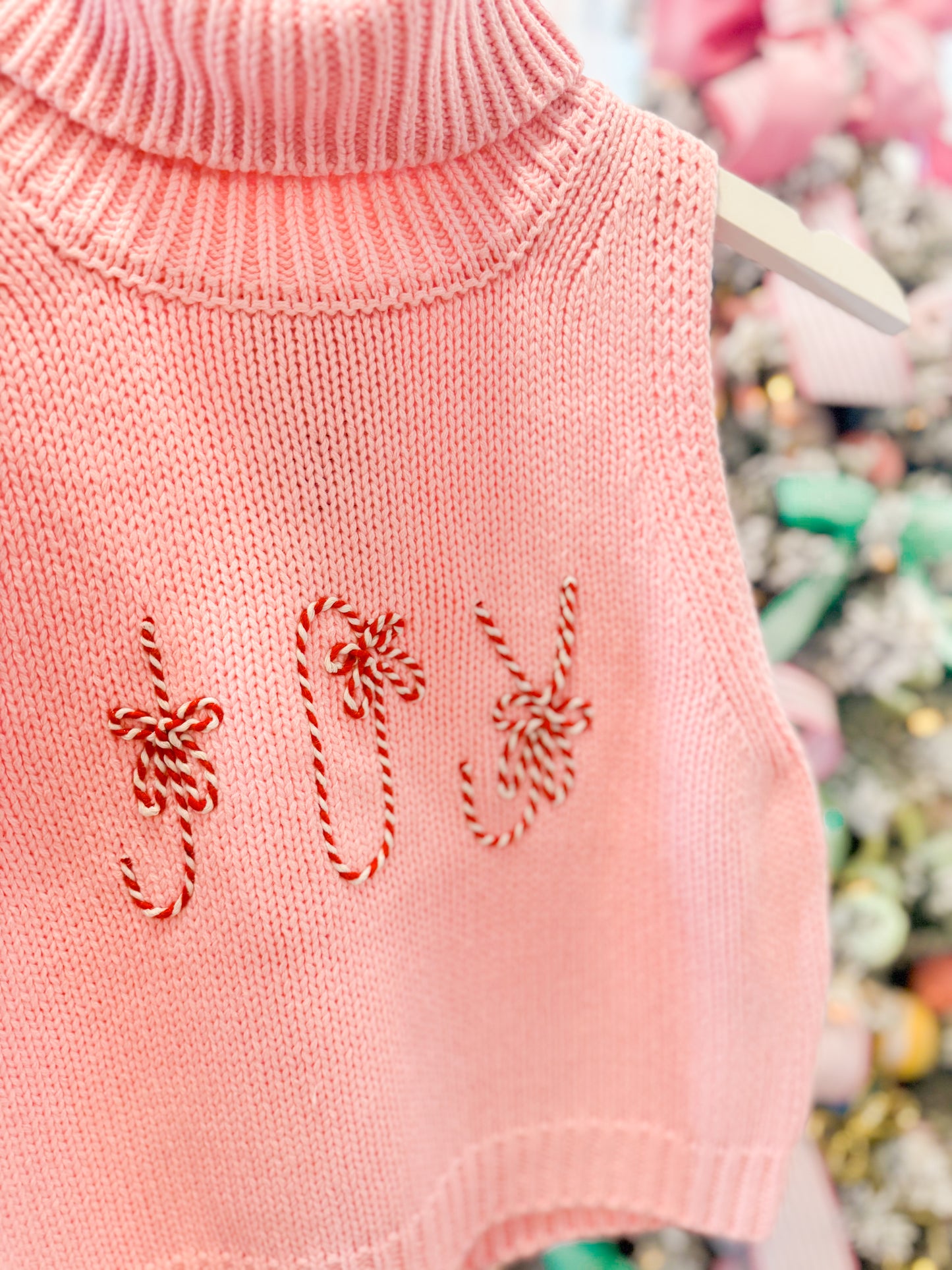 TURTLENECK CROPPED JOY KNIT TOP