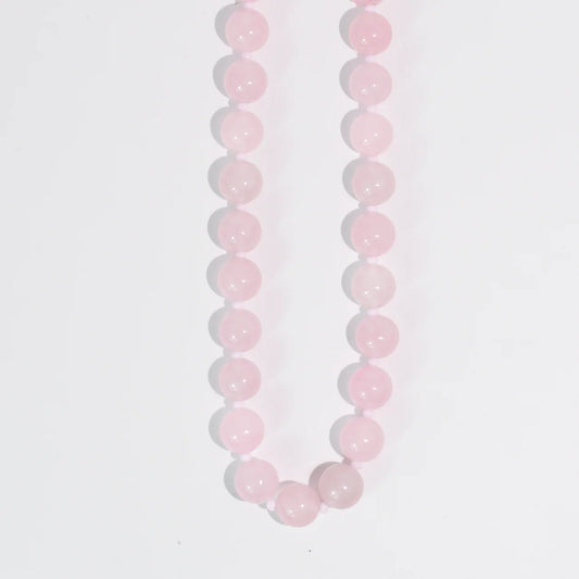 LOVE BIG NECKLACE LIGHT PINK