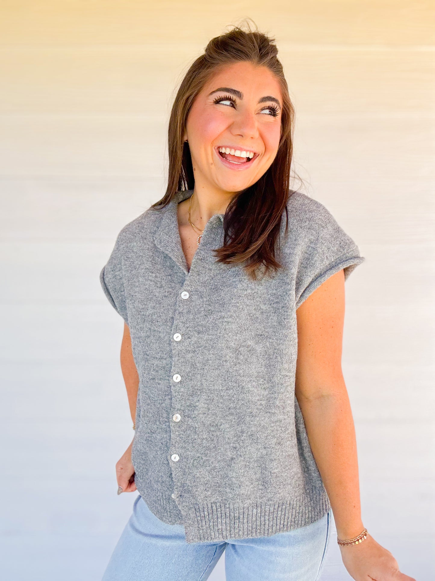 SWEATER VEST CARDIGAN