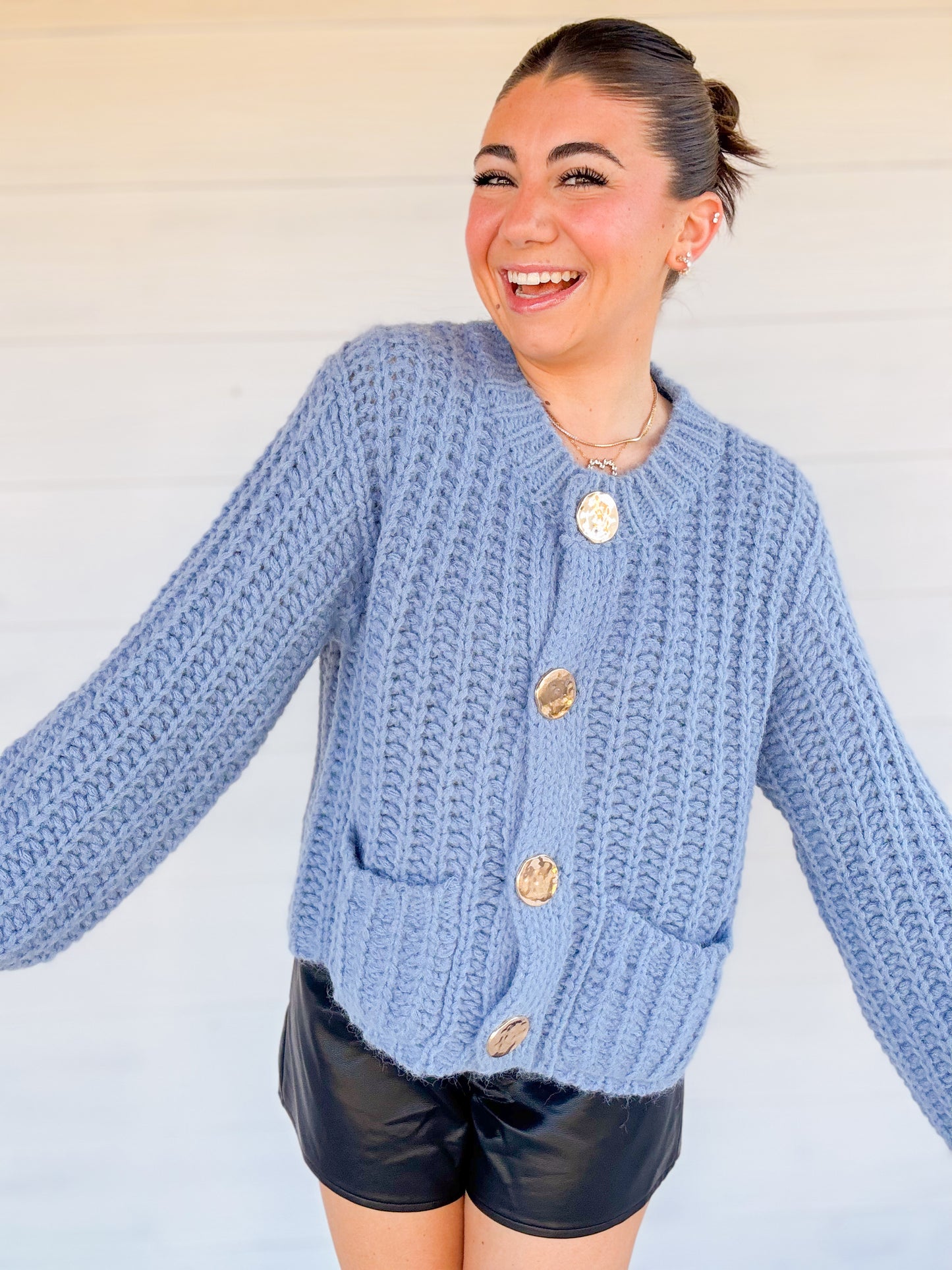 CHUNKY LONG SLEEVE SWEATER