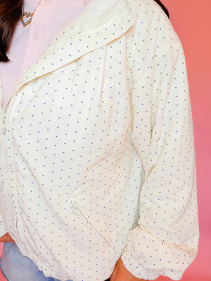 HOODED JACKET WITH FLEECE LINING