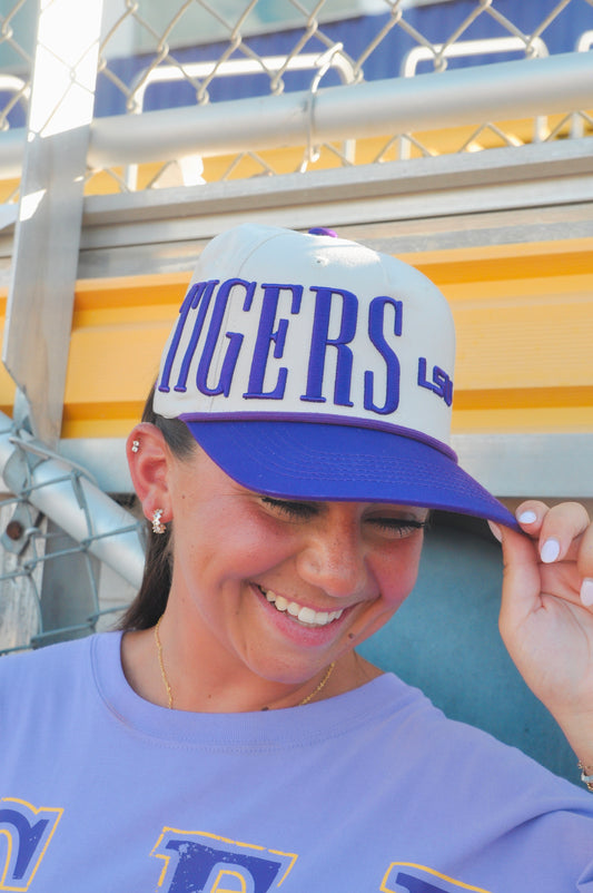LSU CANVAS TRUCKER HAT