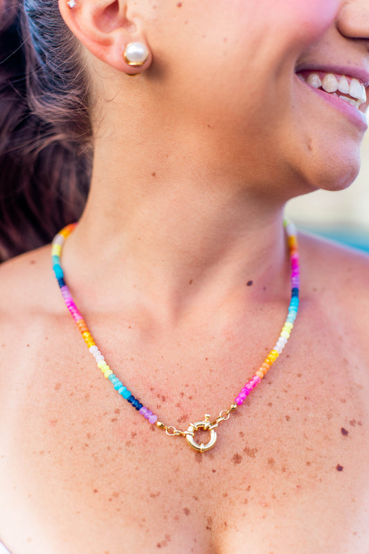 RAINBOW MAGIC GEMSTONE NECKLACE