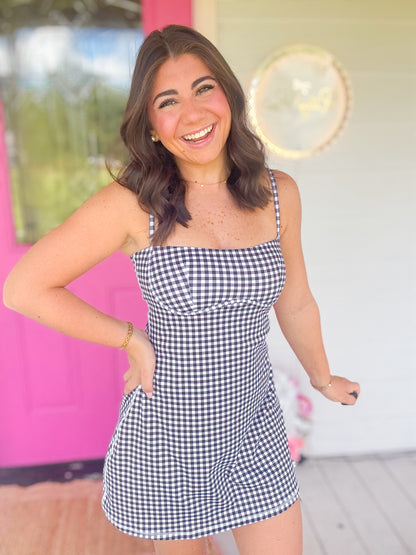 GINGHAM SWEETHEART DRESS