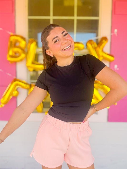 DOORBUSTER PERFORMANCE FITTED TEE - BLACK