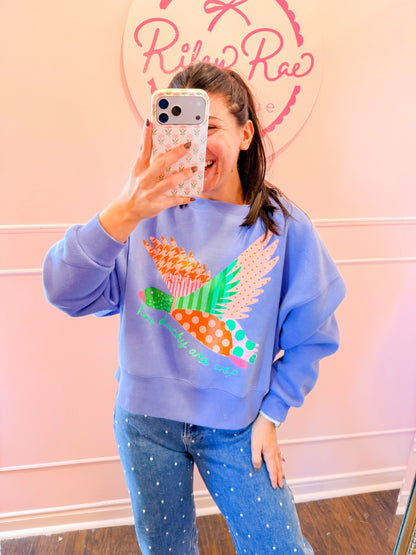 HOW DUCKY ARE WE CROP SWEATSHIRT