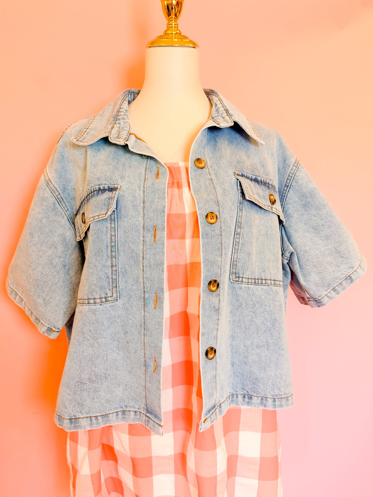 WASHED DENIM SHIRT