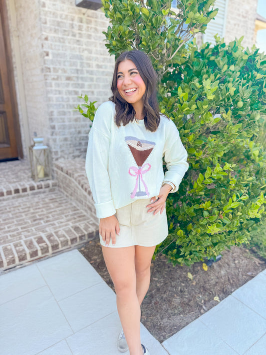 ESPRESSO MARTINI LIGHTWEIGHT SWEATER