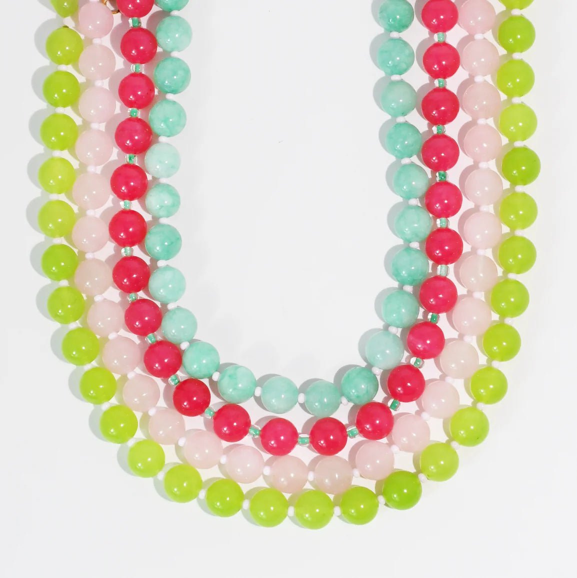 LOVE BIG NECKLACE LIGHT PINK