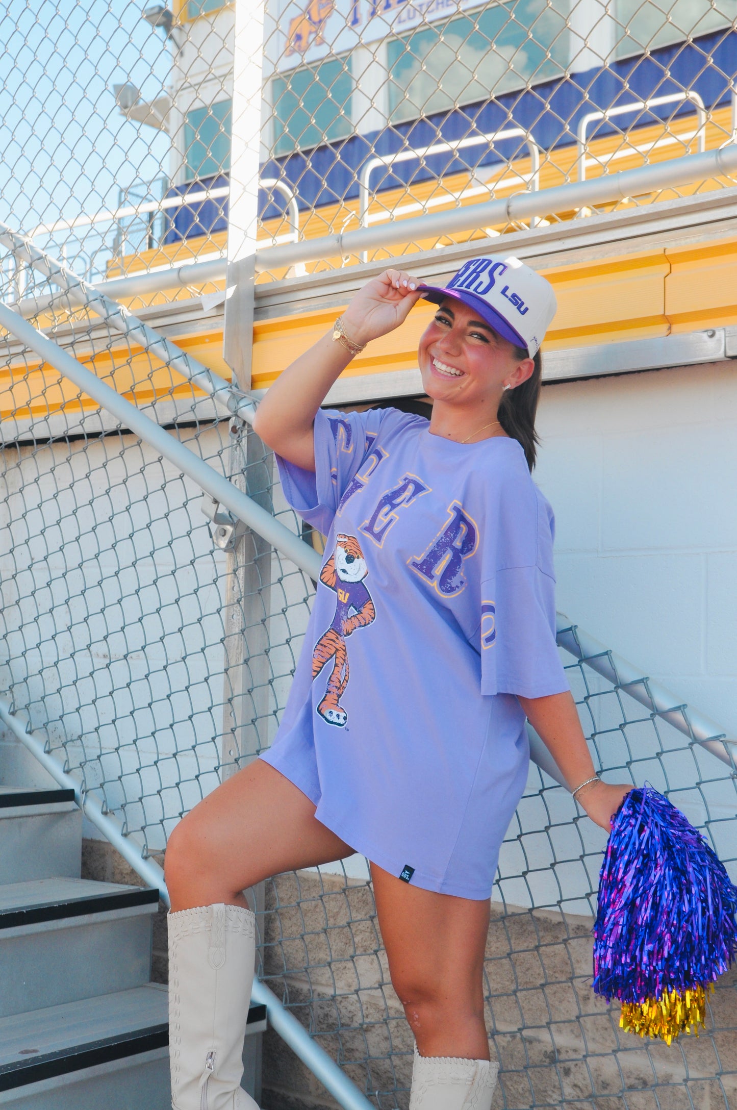 LSU CANVAS TRUCKER HAT