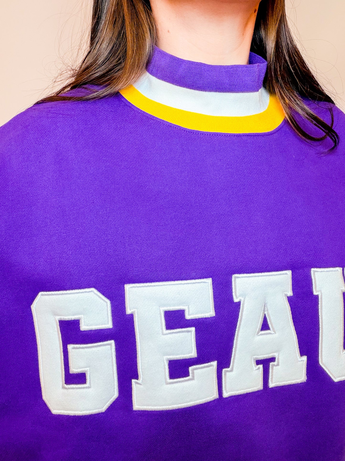 GEAUX MOCKNECK SWEATSHIRT