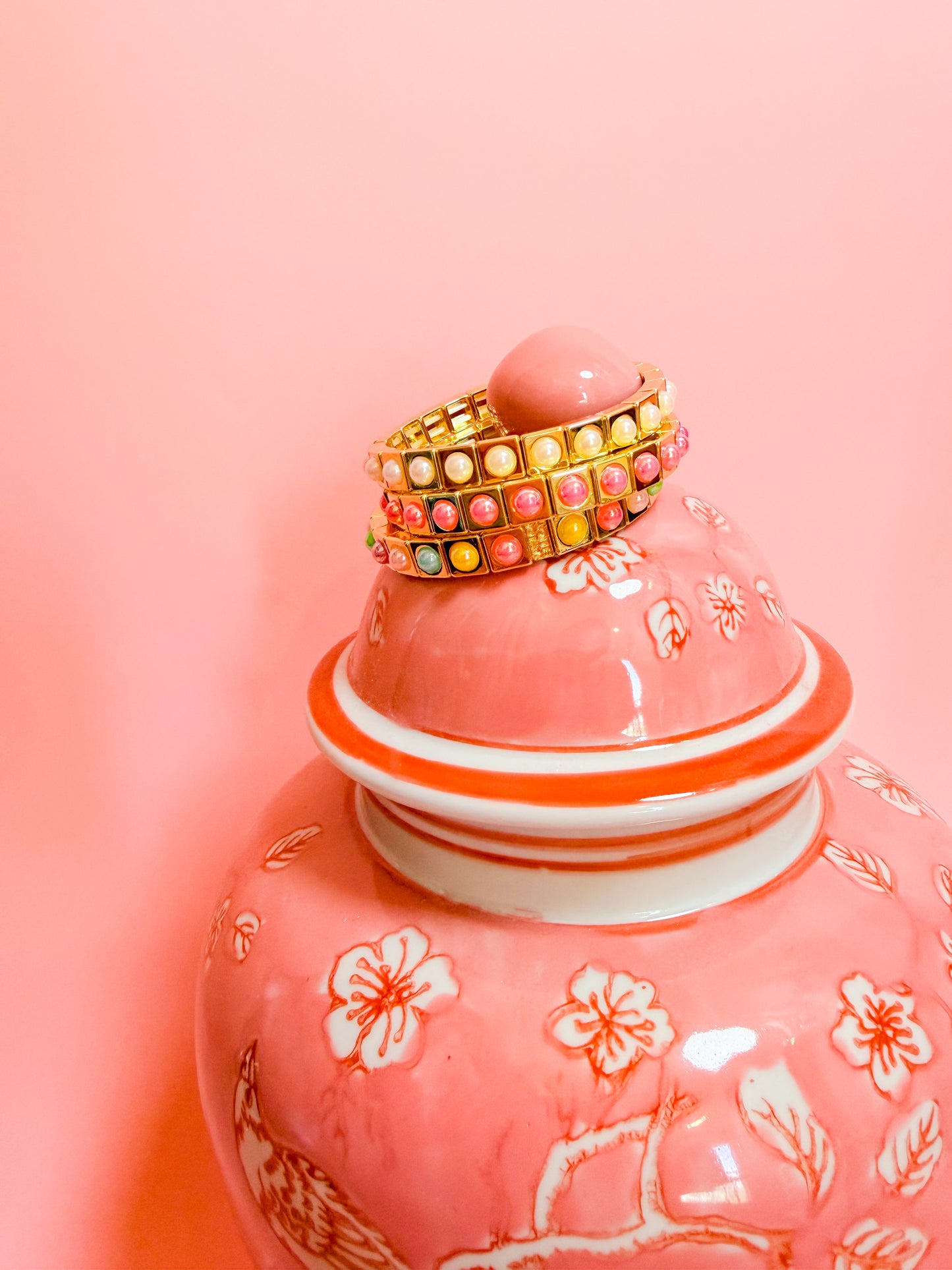 MAEVE PEARL PINK BRACELET