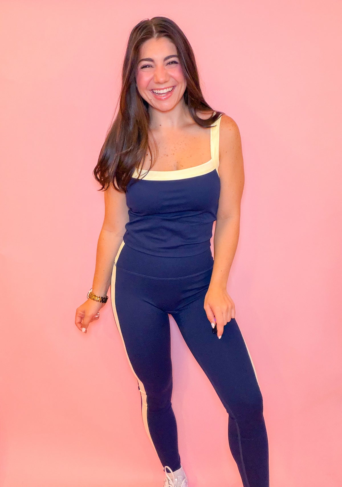 COLOR BLOCK SCULPT SET - NAVY