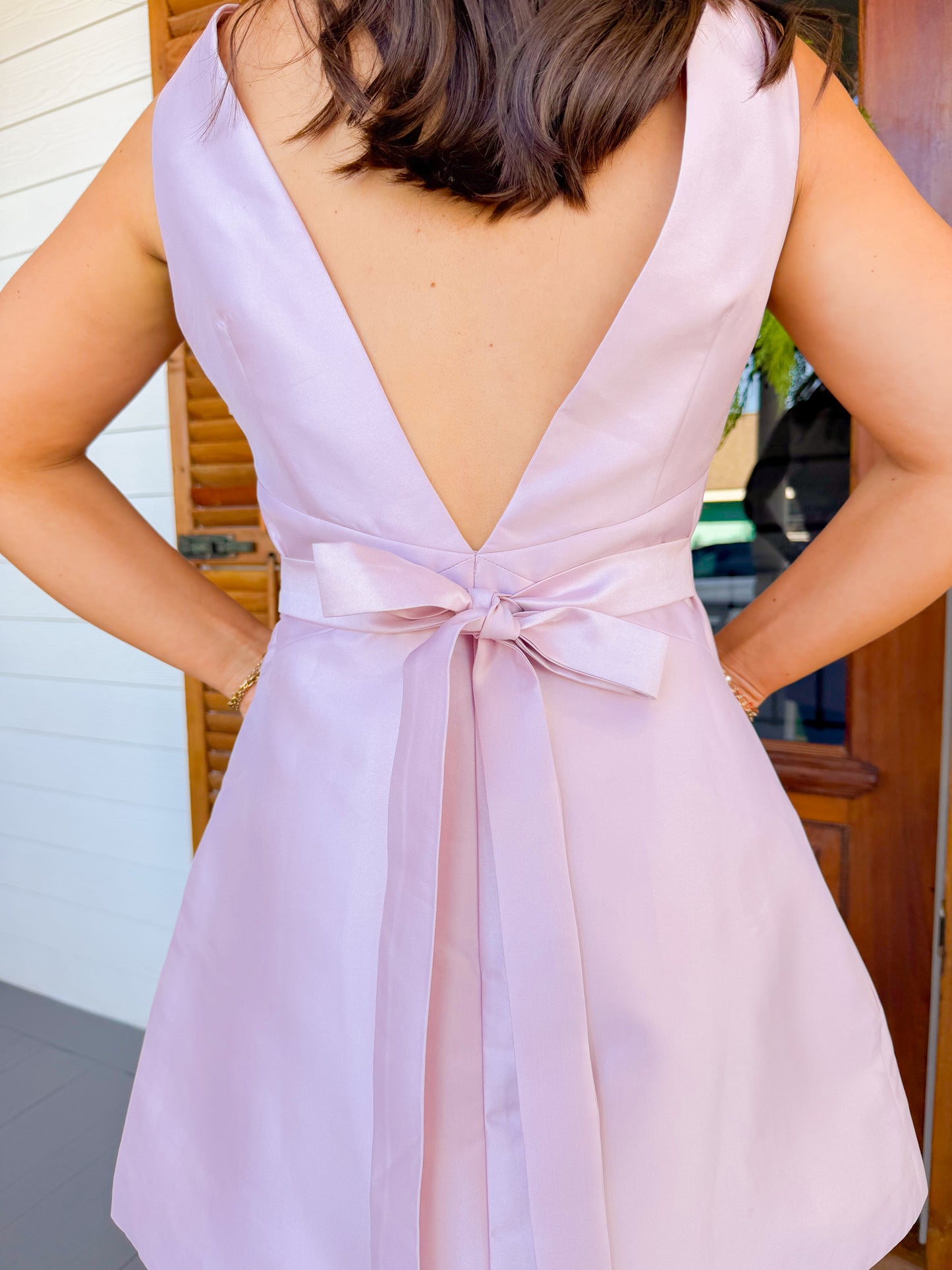 RHINESTONE TRIM SLEEVELESS MINI DRESS