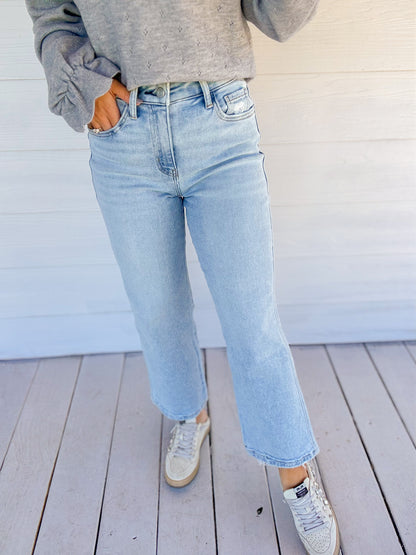 HIGH RISE CROP SLIM WIDE