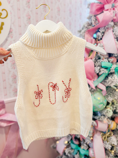 TURTLENECK CROPPED JOY KNIT TOP