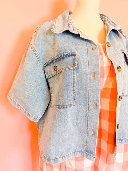 WASHED DENIM SHIRT