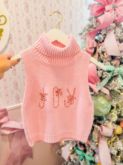 TURTLENECK CROPPED JOY KNIT TOP