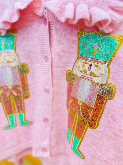 NUTCRACKER RUFFLE CARDIGAN