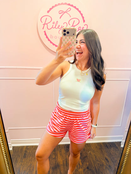 RILEY RAE PATCH TANK - WHITE