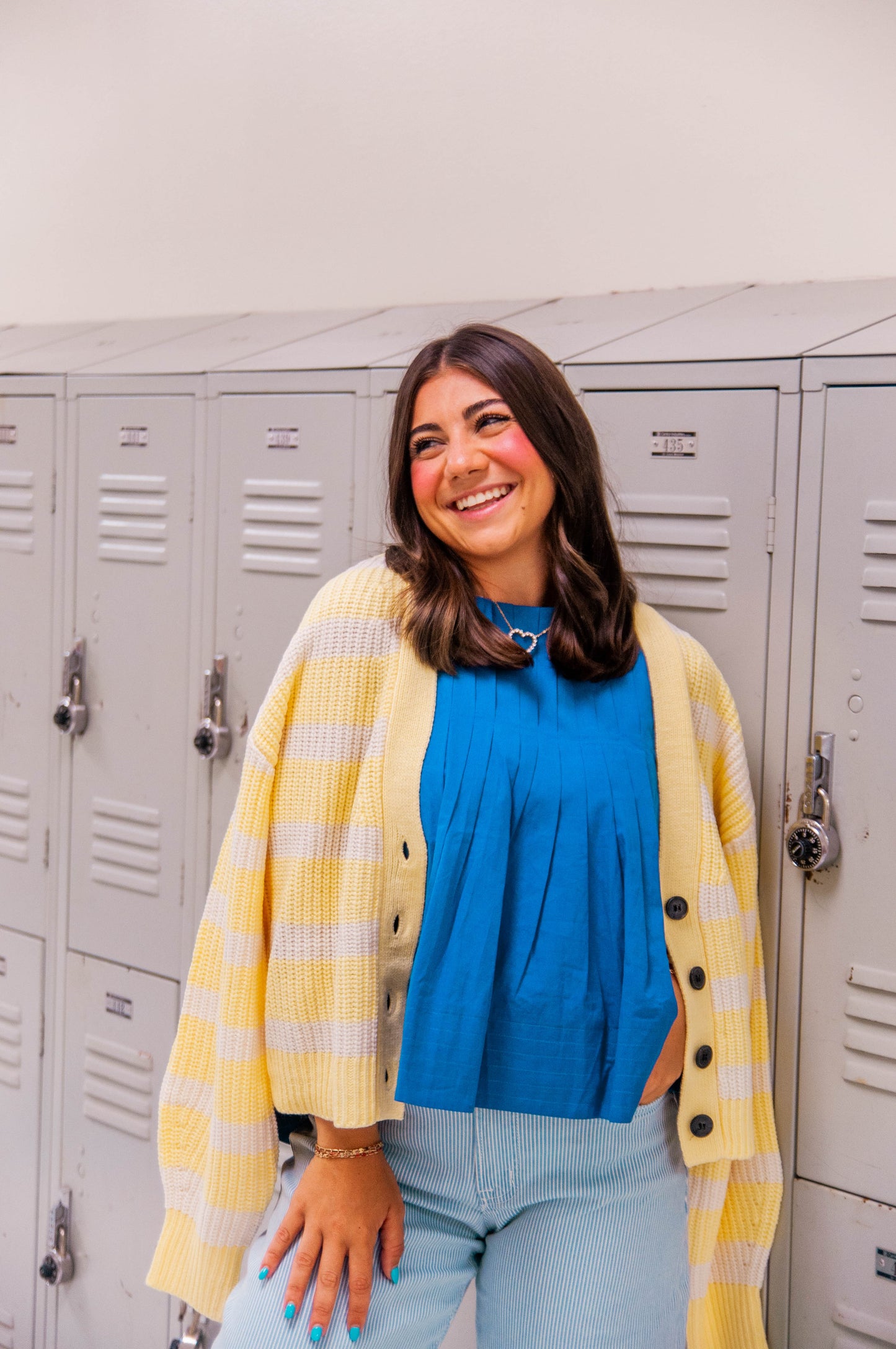 POP QUIZ PLEATED TANK
