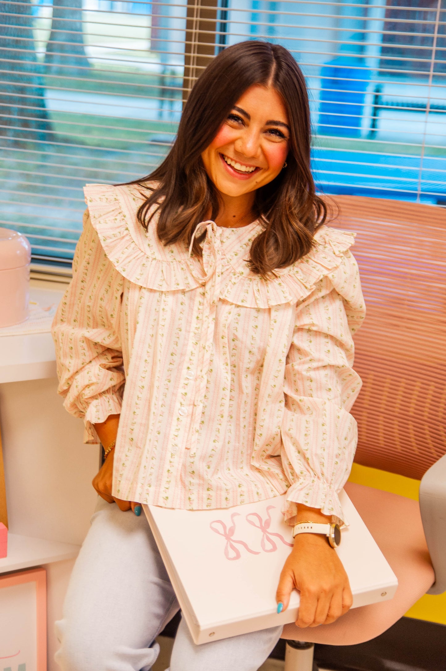 CLASS PICTURE COLLAR TOP