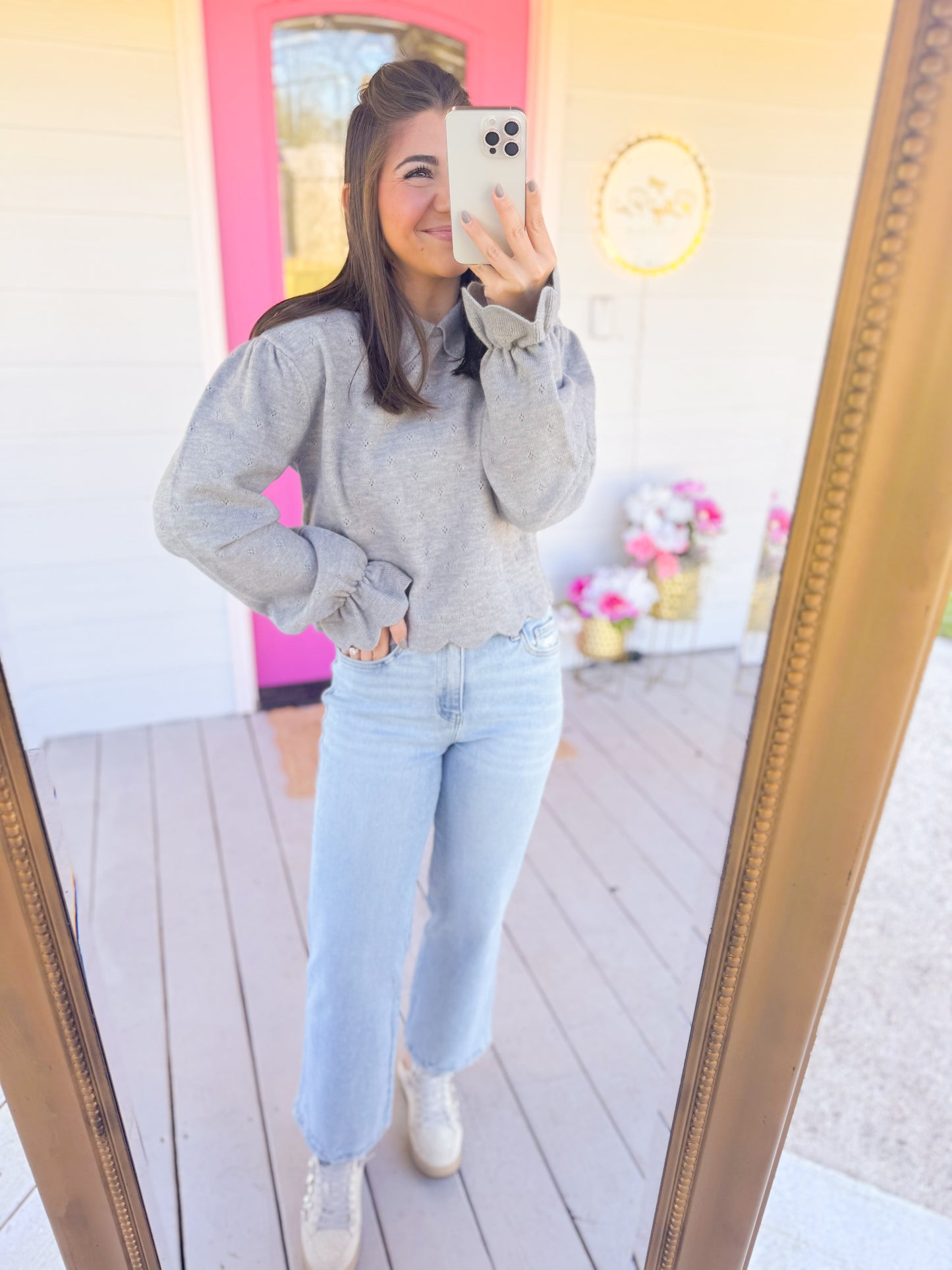 HIGH RISE CROP SLIM WIDE