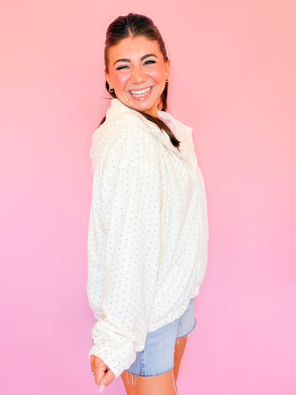 HOODED JACKET WITH FLEECE LINING