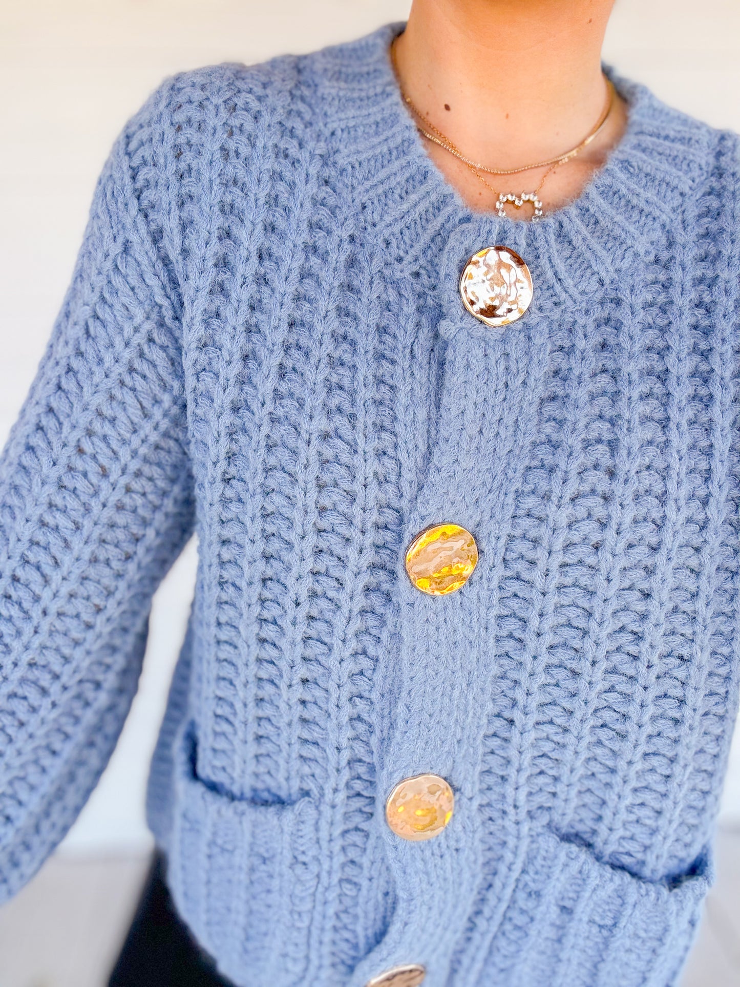 CHUNKY LONG SLEEVE SWEATER