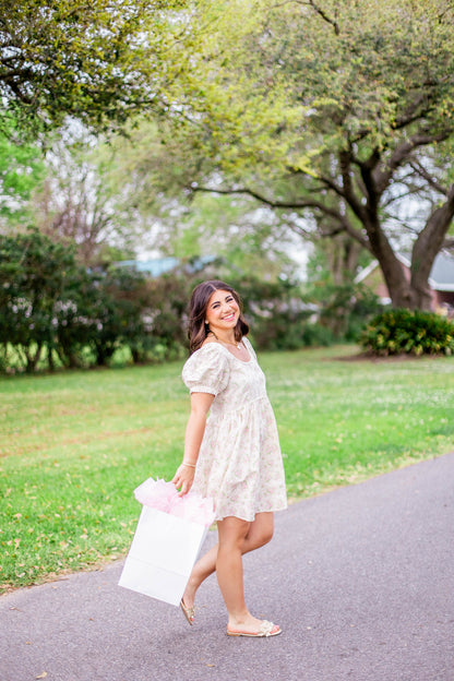 FLORAL PUFF SLEEVE DRESS
