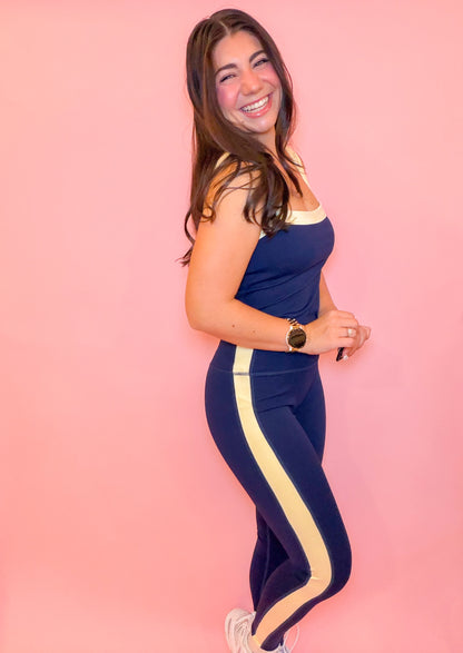 COLOR BLOCK SCULPT SET - NAVY
