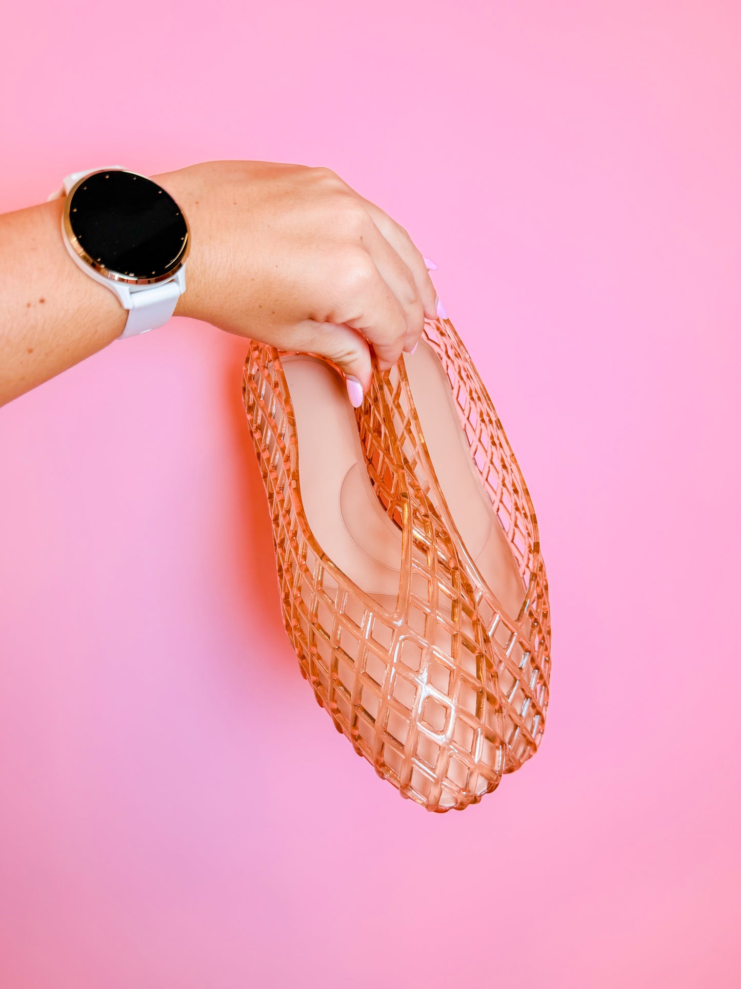 JELLY FLAT - TAUPE/NUDE