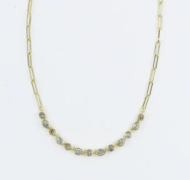 RADIANCE DROPS GOLD NECKLACE